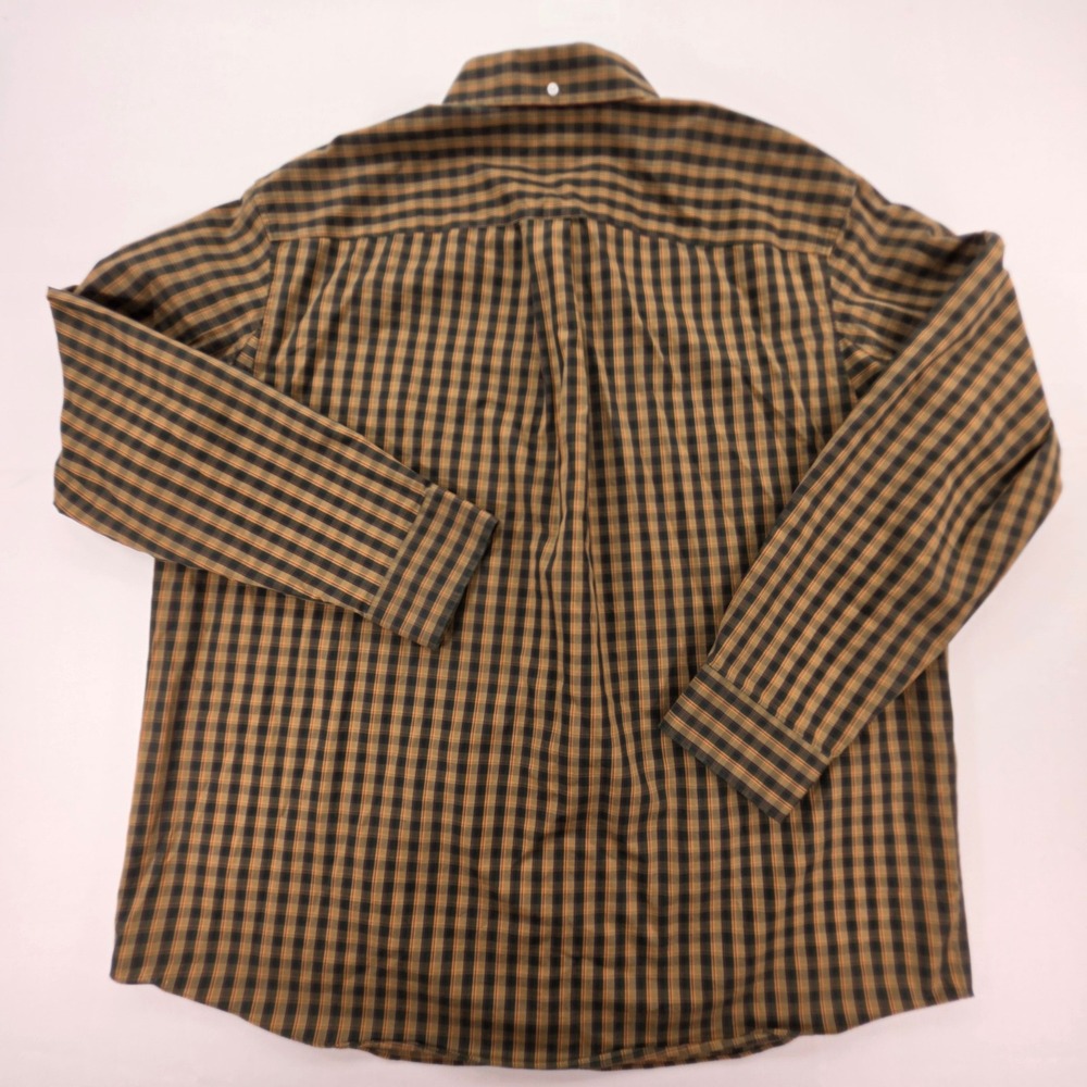 Duluth Trading Co Wrinkle Fighter Plaid Button Down Shirt Mens XL Relaxed Fit - Picture 3 of 8